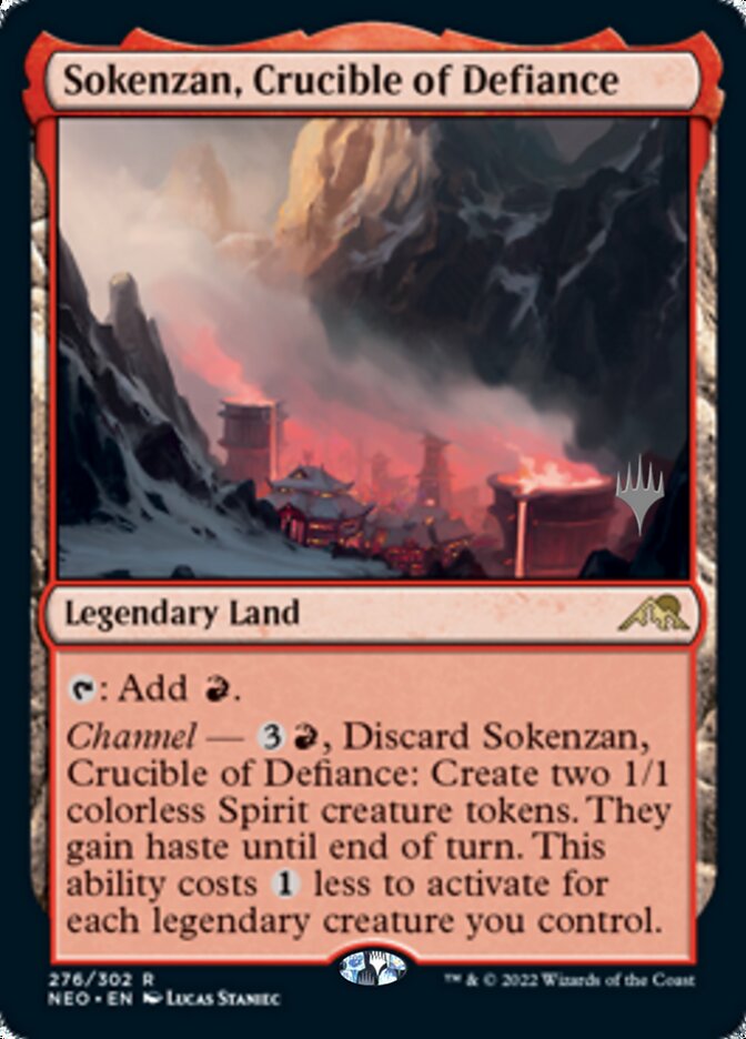 Sokenzan, Crucible of Defiance (Promo Pack) [Kamigawa: Neon Dynasty Promos] | Tables and Towers