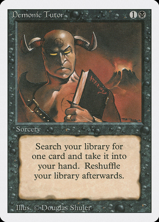 Demonic Tutor [Revised Edition] | Tables and Towers