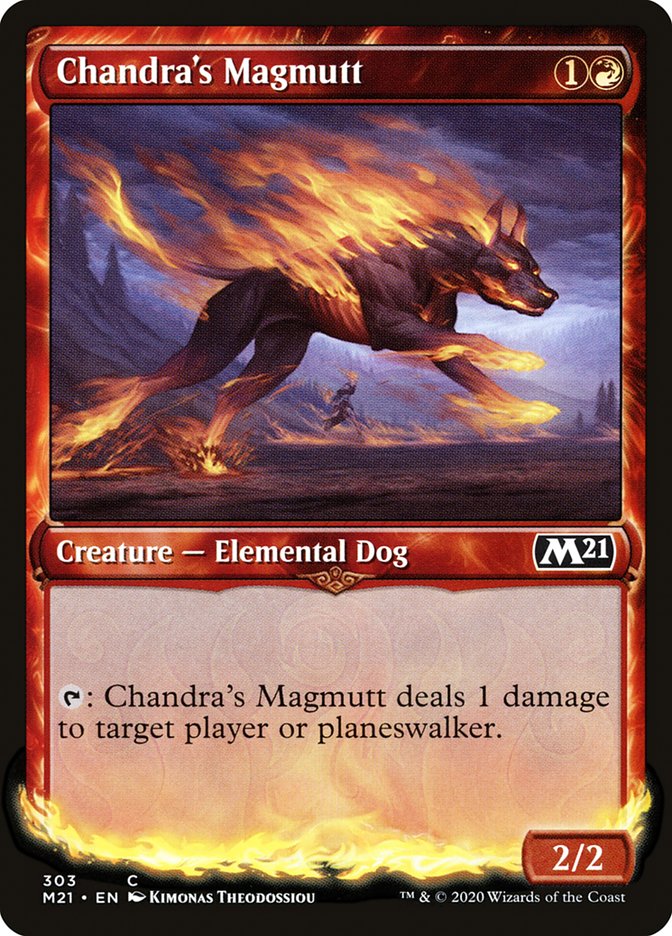 Chandra's Magmutt (Showcase) [Core Set 2021] | Tables and Towers