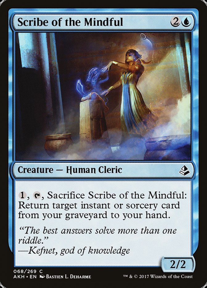 Scribe of the Mindful [Amonkhet] | Tables and Towers