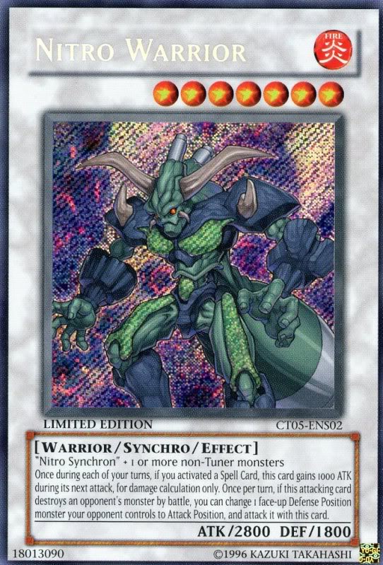 Nitro Warrior [CT05-ENS02] Secret Rare | Tables and Towers