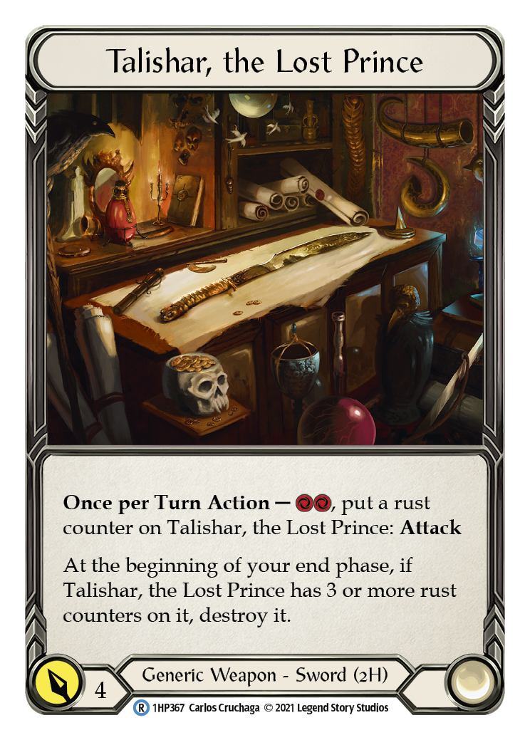 Talishar, the Lost Prince [1HP367] (History Pack 1) | Tables and Towers