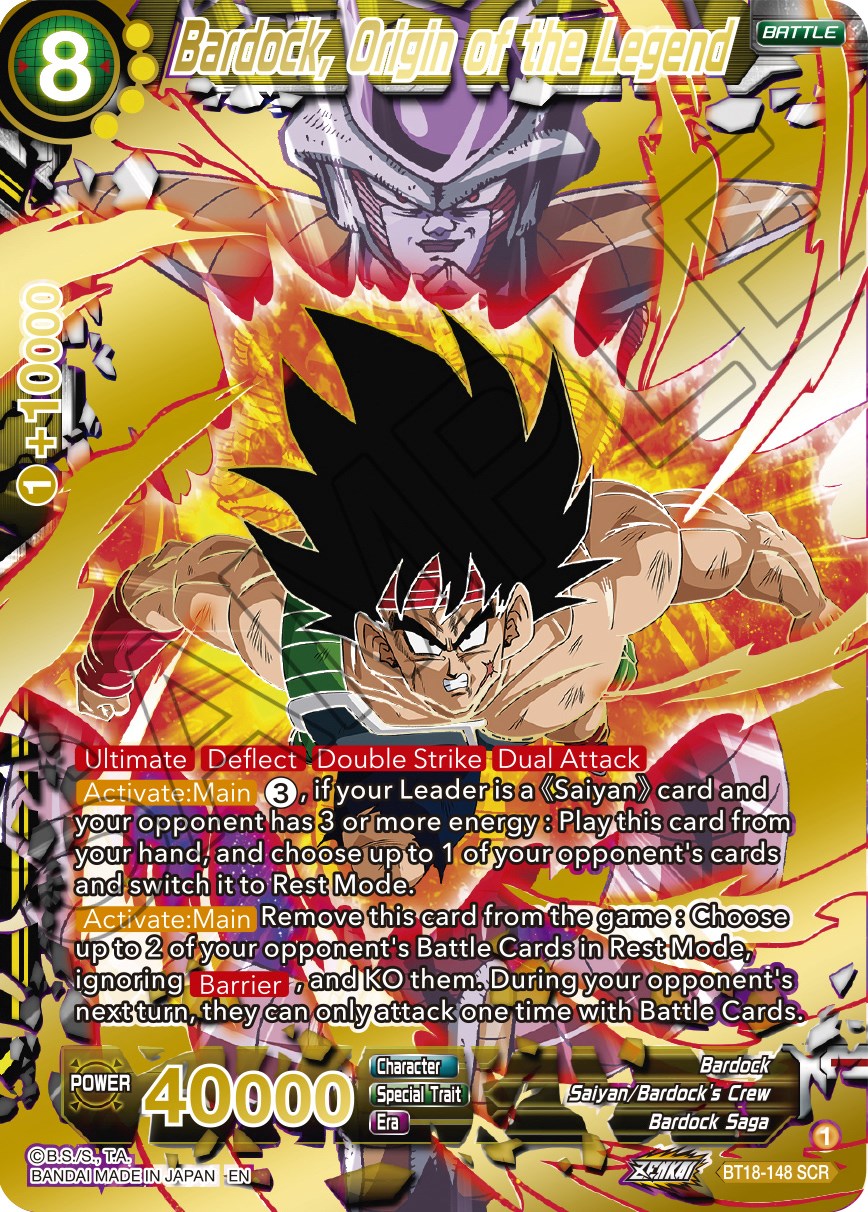 Bardock, Origin of the Legend (BT18-148) [Dawn of the Z-Legends] | Tables and Towers