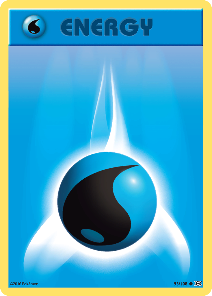 Water Energy (93/108) [XY: Evolutions] | Tables and Towers