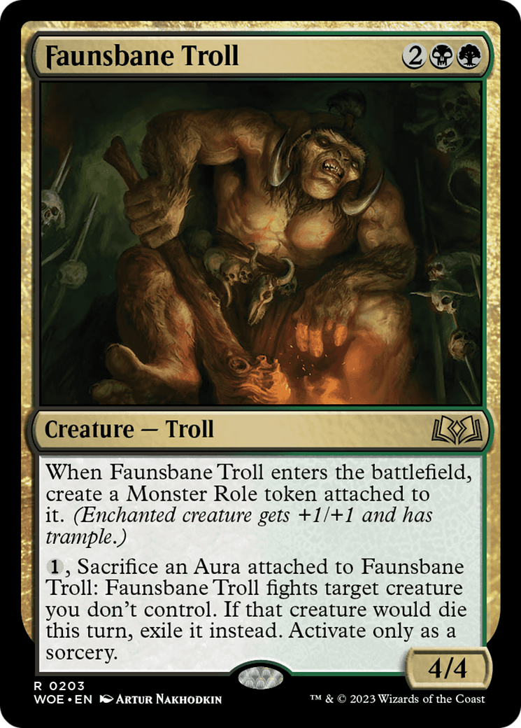 Faunsbane Troll [Wilds of Eldraine] | Tables and Towers