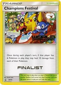 Champions Festival (SM78) (2017 Finalist) [Sun & Moon: Black Star Promos] | Tables and Towers