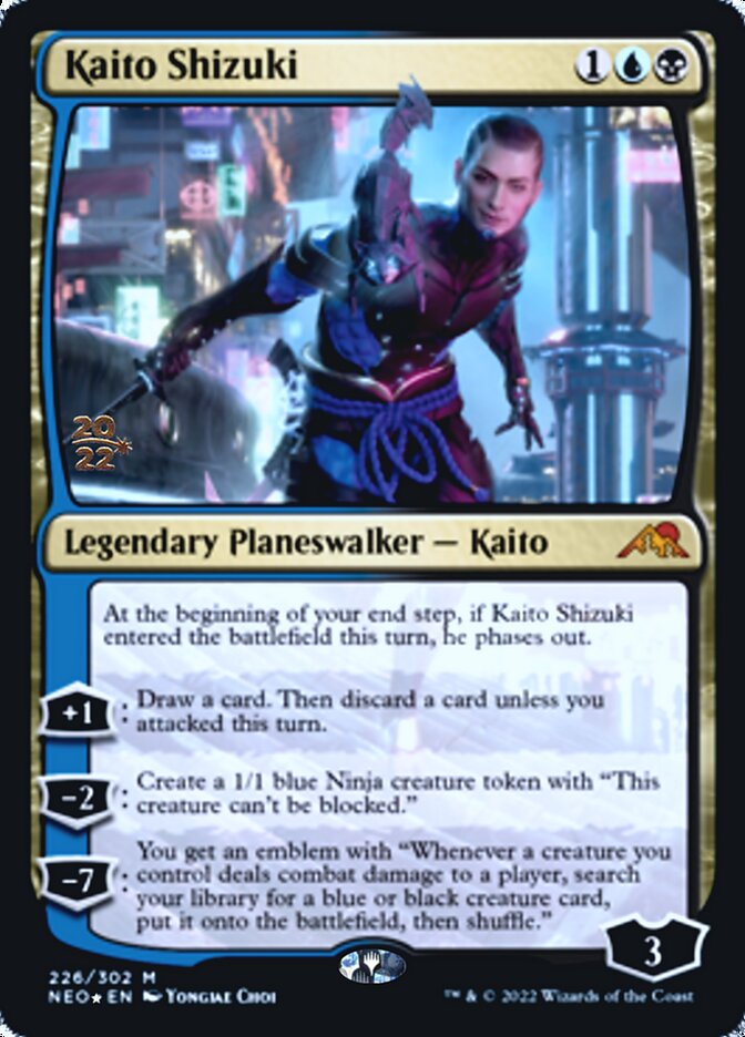 Kaito Shizuki [Kamigawa: Neon Dynasty Prerelease Promos] | Tables and Towers