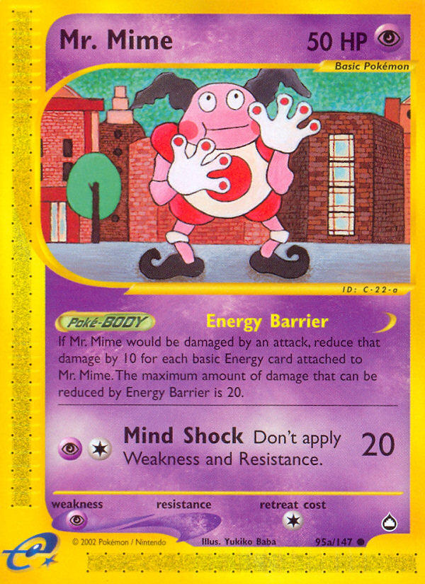 Mr. Mime (95a/147) [Aquapolis] | Tables and Towers