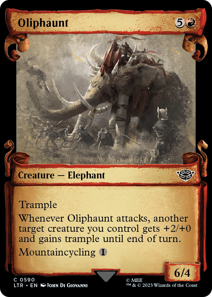 Oliphaunt [The Lord of the Rings: Tales of Middle-Earth Showcase Scrolls] | Tables and Towers