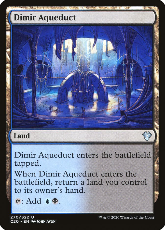 Dimir Aqueduct [Commander 2020] | Tables and Towers