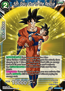 Son Goku, Dad to the Rescue (Uncommon) (BT13-035) [Supreme Rivalry] | Tables and Towers