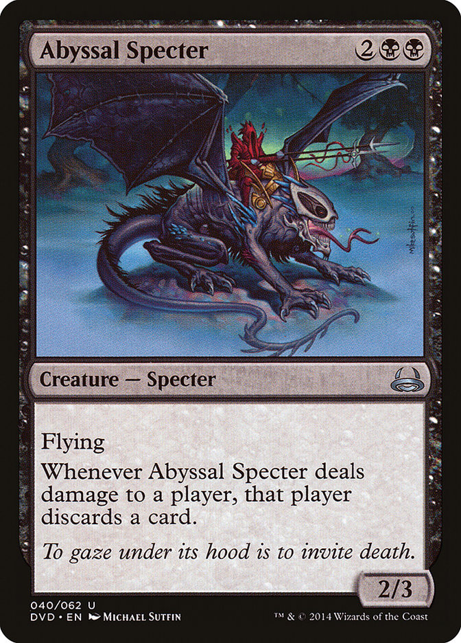 Abyssal Specter (Divine vs. Demonic) [Duel Decks Anthology] | Tables and Towers