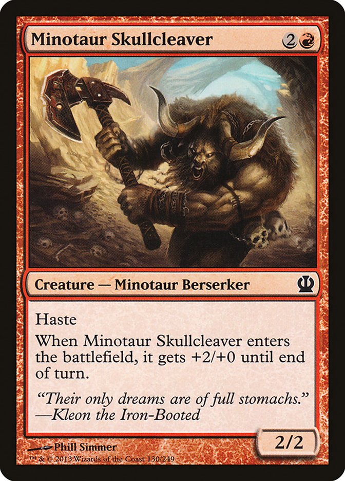 Minotaur Skullcleaver [Theros] | Tables and Towers