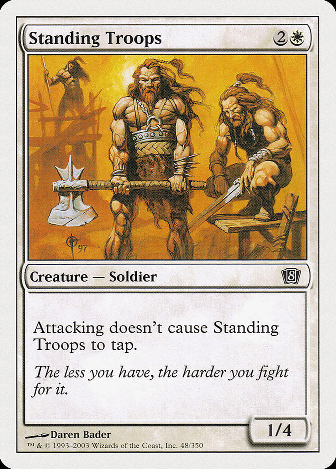 Standing Troops [Eighth Edition] | Tables and Towers