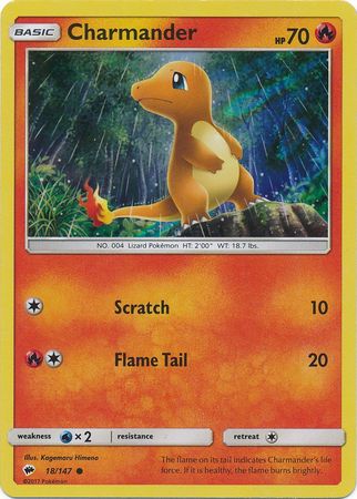 Charmander (18/147) (Premium Collection Promo) [Sun & Moon: Burning Shadows] | Tables and Towers