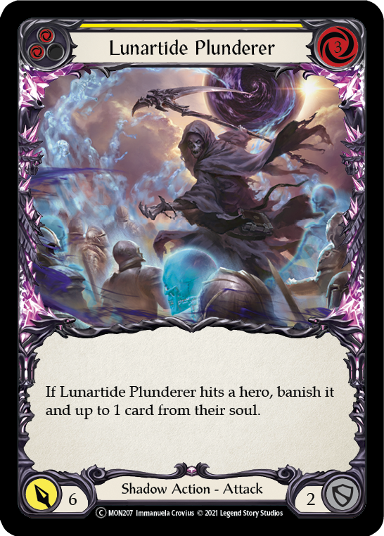 Lunartide Plunderer (Yellow) [U-MON207] (Monarch Unlimited)  Unlimited Normal | Tables and Towers