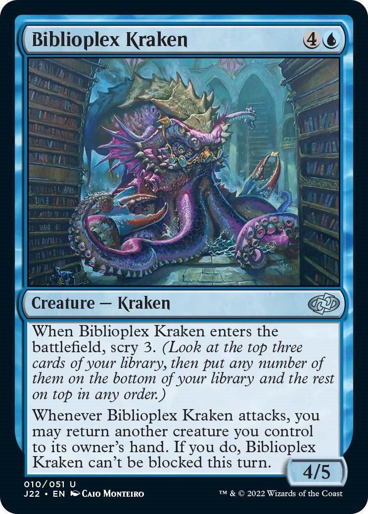 Biblioplex Kraken [Jumpstart 2022] | Tables and Towers