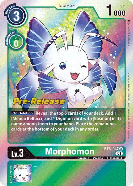 Morphomon [BT6-047] [Double Diamond Pre-Release Cards] | Tables and Towers