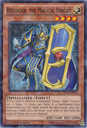 Defender, The Magical Knight [BP03-EN054] Shatterfoil Rare | Tables and Towers