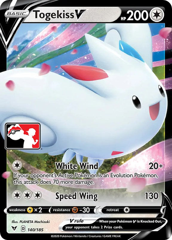 Togekiss V (140/185) [Prize Pack Series One] | Tables and Towers