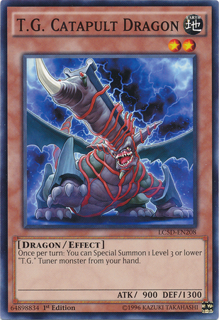 T.G. Catapult Dragon [LC5D-EN208] Common | Tables and Towers