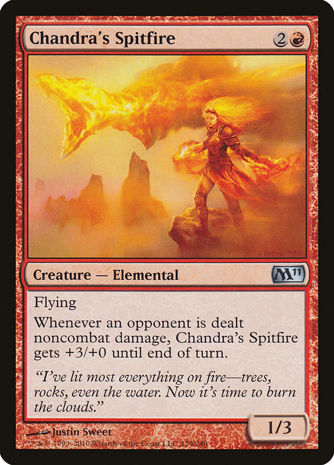 Chandra's Spitfire [Magic 2011] | Tables and Towers