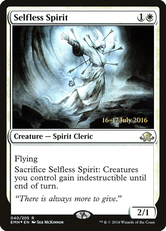 Selfless Spirit [Eldritch Moon Prerelease Promos] | Tables and Towers