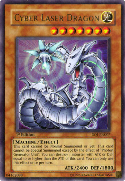 Cyber Laser Dragon [SOI-EN007] Ultra Rare | Tables and Towers