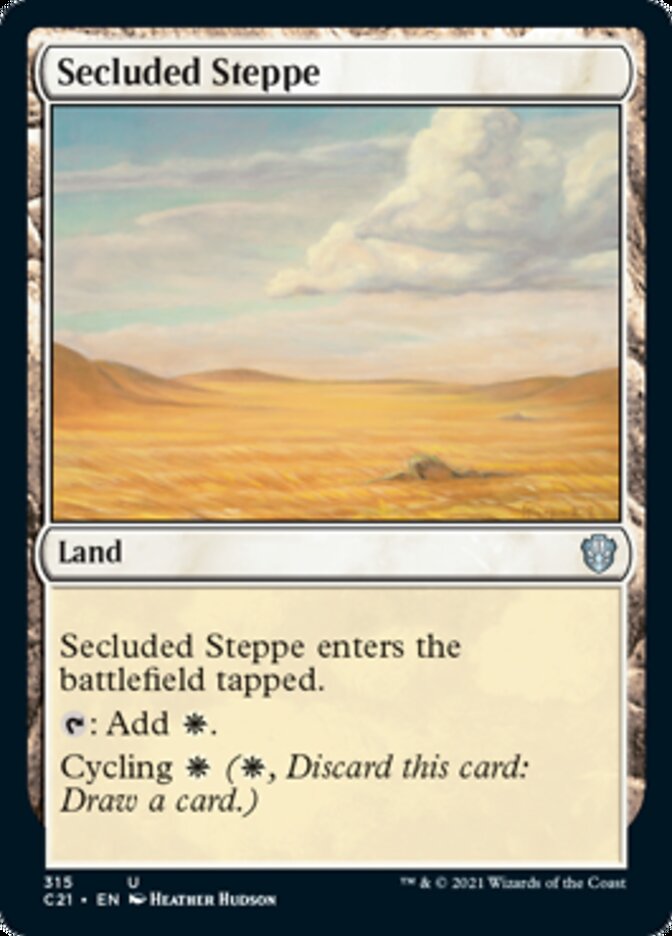 Secluded Steppe [Commander 2021] | Tables and Towers