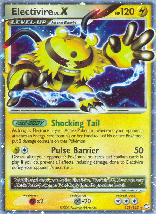 Electivire LV.X (121/123) [Diamond & Pearl: Mysterious Treasures] | Tables and Towers