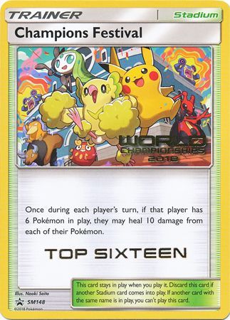 Champions Festival(SM148) (2018 Top Sixteen) [Sun & Moon: Black Star Promos] | Tables and Towers