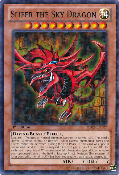 Slifer the Sky Dragon [BP02-EN127] Mosaic Rare | Tables and Towers