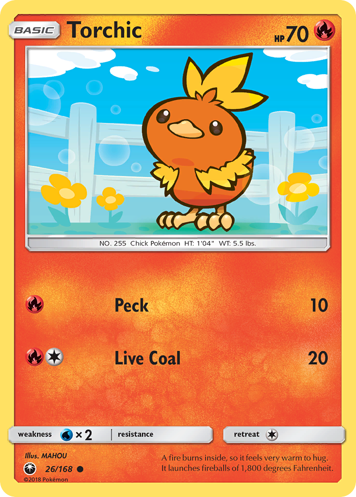 Torchic (26/168) [Sun & Moon: Celestial Storm] | Tables and Towers