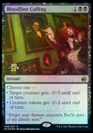 Bloodline Culling [Innistrad: Midnight Hunt Prerelease Promos] | Tables and Towers