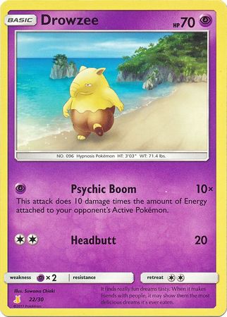 Drowzee (22/30) [Sun & Moon: Trainer Kit - Alolan Raichu] | Tables and Towers