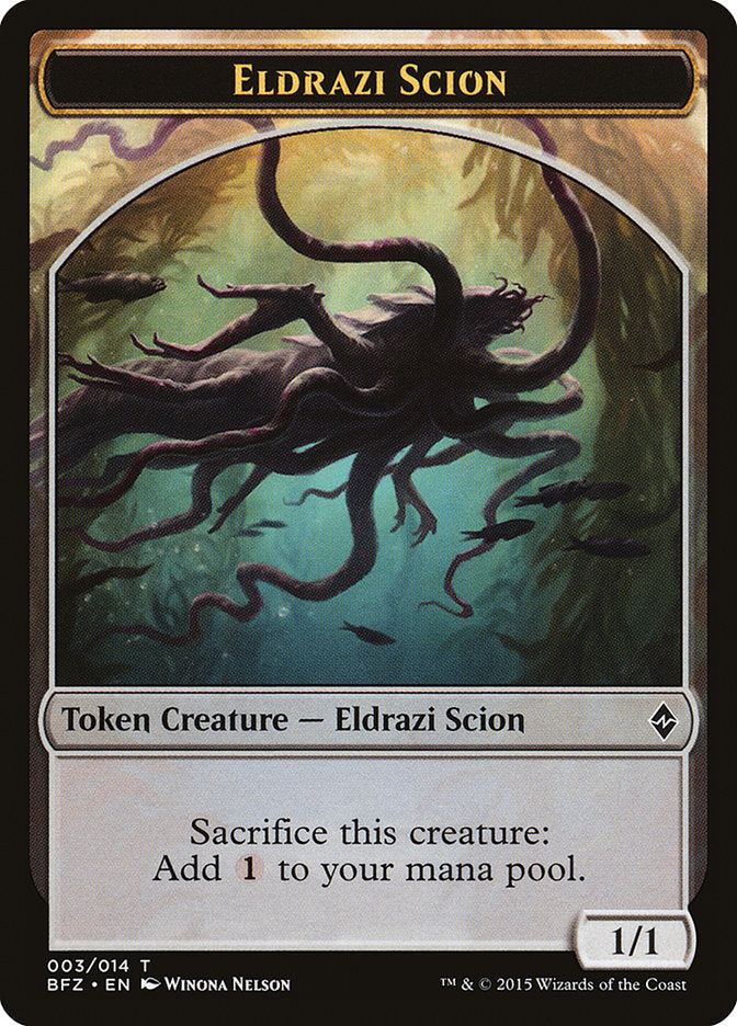 Eldrazi Scion Token (003/014) [Battle for Zendikar Tokens] | Tables and Towers