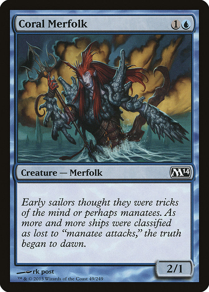 Coral Merfolk [Magic 2014] | Tables and Towers