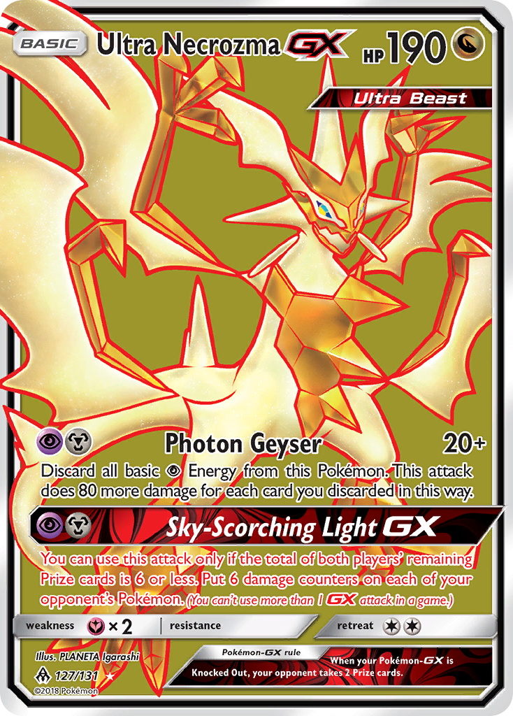 Ultra Necrozma GX (127/131) [Sun & Moon: Forbidden Light] | Tables and Towers