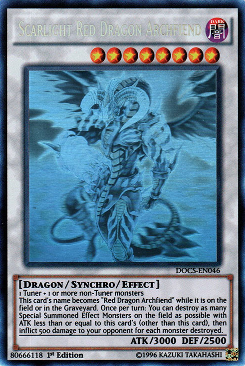 Scarlight Red Dragon Archfiend (Ghost) [DOCS-EN046] Ghost Rare | Tables and Towers