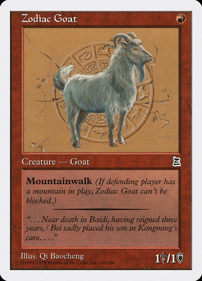 Zodiac Goat [Portal Three Kingdoms] | Tables and Towers