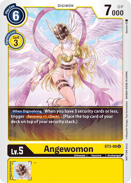 Angewomon [ST3-09] (Tamer Battle Pack) [Starter Deck: Heaven's Yellow Promos] | Tables and Towers