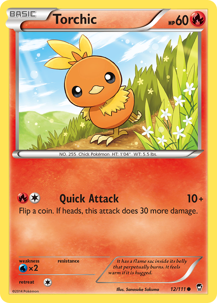 Torchic (12/111) [XY: Furious Fists] | Tables and Towers