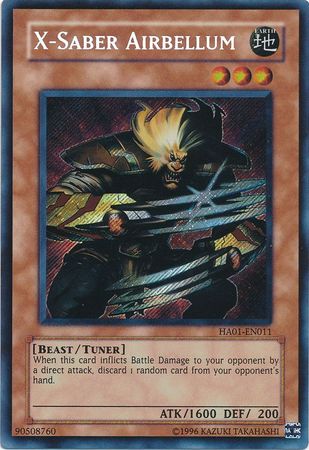 X-Saber Airbellum [HA01-EN011] Secret Rare | Tables and Towers