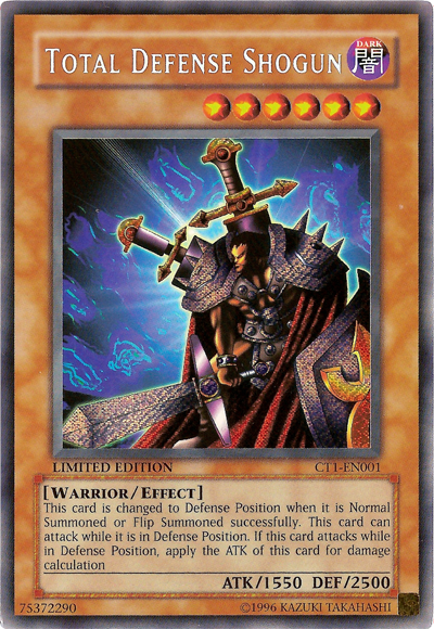 Total Defense Shogun [CT1-EN001] Secret Rare | Tables and Towers