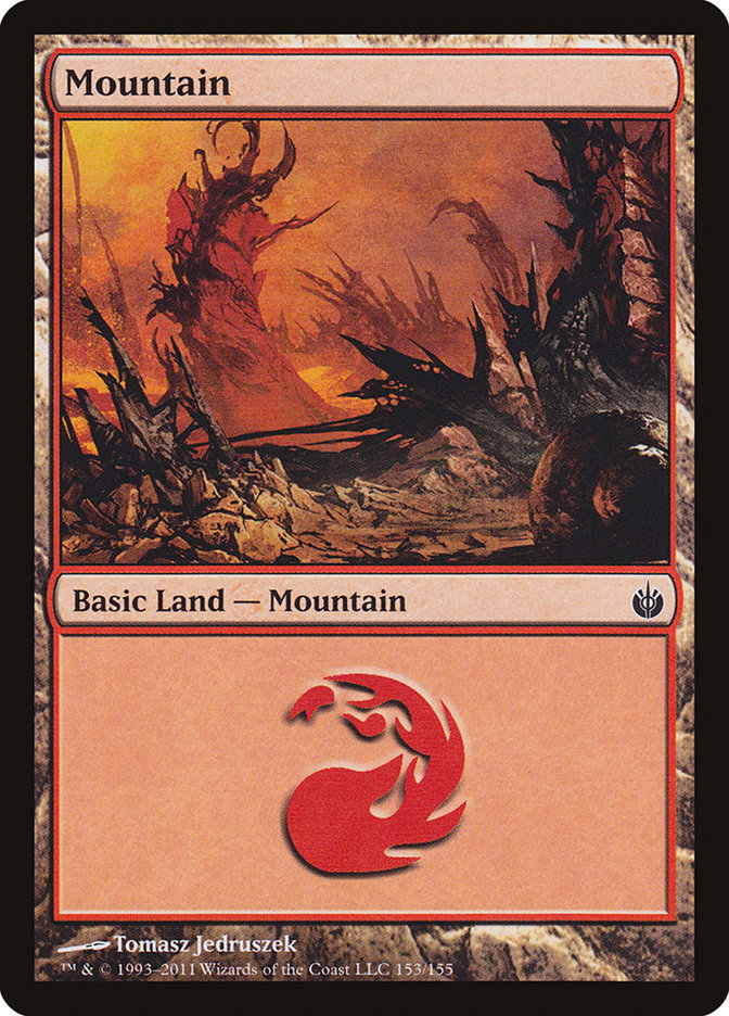 Mountain (153) [Mirrodin Besieged] | Tables and Towers