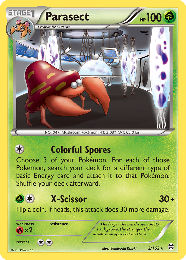 Parasect (2/162) [XY: BREAKthrough] | Tables and Towers