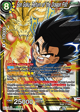 Son Goku, Return of the Dragon Fist (BT14-097) [Cross Spirits] | Tables and Towers