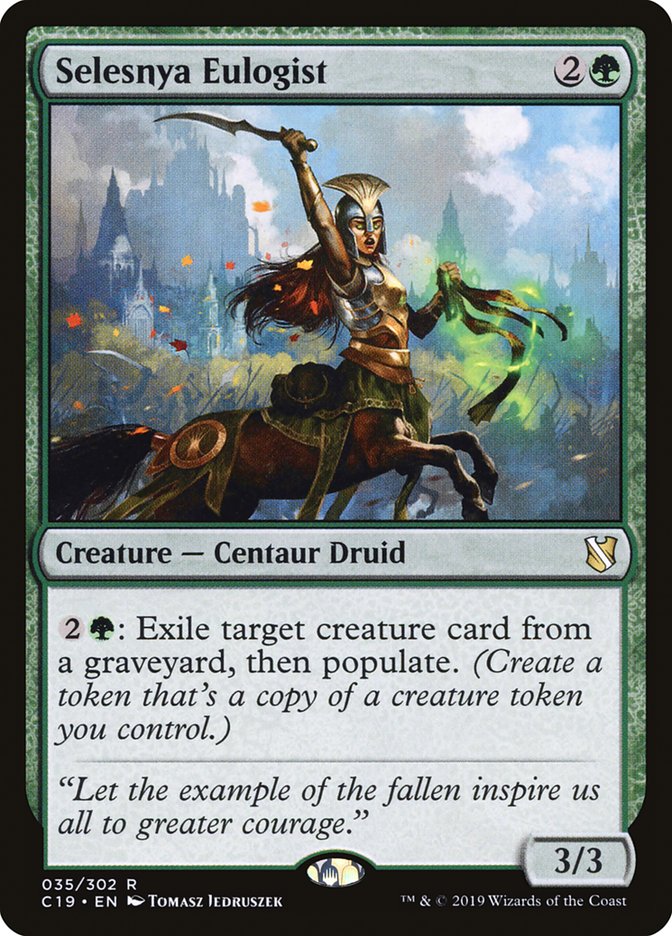 Selesnya Eulogist [Commander 2019] | Tables and Towers