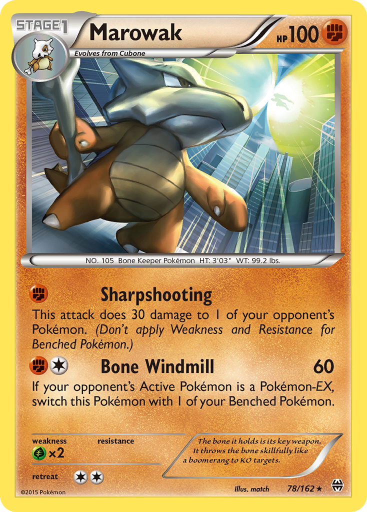 Marowak (78/162) [XY: BREAKthrough] | Tables and Towers