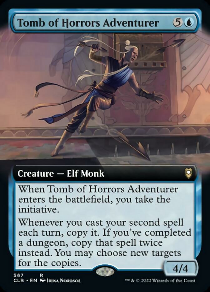 Tomb of Horrors Adventurer (Extended Art) [Commander Legends: Battle for Baldur's Gate] | Tables and Towers
